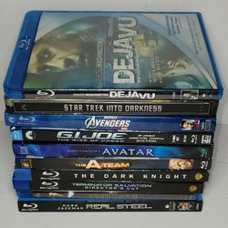 Action Movie Blu-ray Bundle Clean Cases And Discs