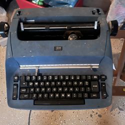 IBM SELECTRIC I MODEL 72 As-is Untested Vintage Electric Typewriter Blue