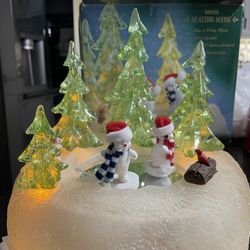 Winter Snowmen Skating