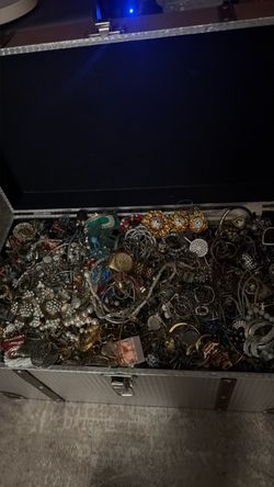 30 Lb. Treasure Chest full of Jewelry Plus