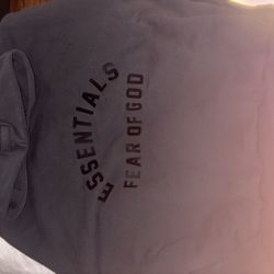 Fear of God ESSENTIALS Hoodie – Black (Used, Great Condition)