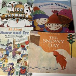 Children's books winter themed bundle of 4 