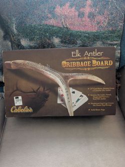 Cabela's Elk Antler Cribbage Board