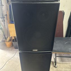 EAW FR153z Speakers with Carvin HD 1500 Power Amplifier