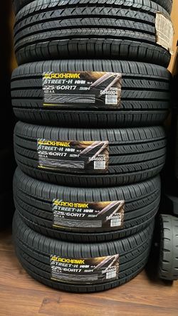 Blackhawk Street-H HH11 225/60R17 Tires – Set of 4 nuevas y garantizadas