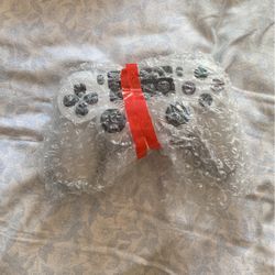 White PS4 Controller