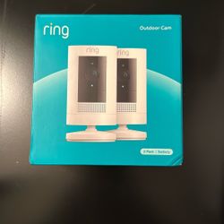 Two (2) Outdoor Battery Ring Security Cameras
