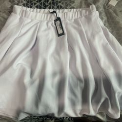 Plus Size Pleated Skirts 