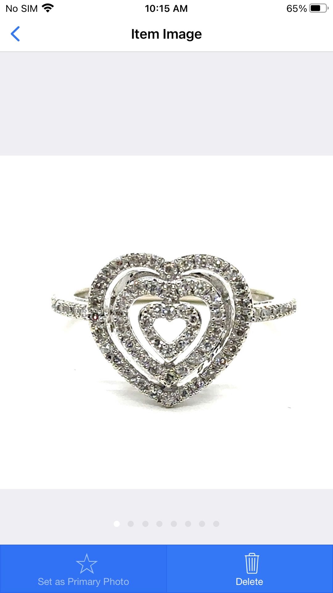 14K WG Diamond Ring 3.7G .148ctw EPJ029882