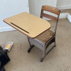 Antique Kids Desk 