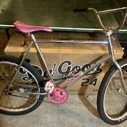 Chrome Old School Mongoose 26 Inch Bike 