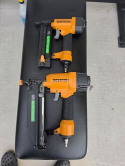Bostitch Pneumatic Finish & Brad Nailer Set – (Models SB-1664FN & SB-1850BN)