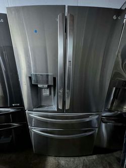 LG French Door Refrigerator w/ Dual Freezer Drawers – Stainless Steel