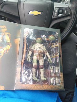 Teenage mutant Ninja turtles Michelangelo as The mummy action figure collectible with accessories and weapons