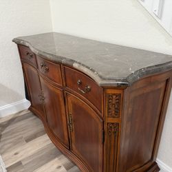 Dining Room Hutch With Marble Top