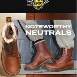Dr Marten Fur Lined Butterscotch Boots 
