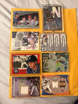 MLB Baseball Card Lot with Jersey Swatches