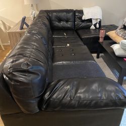 Black Sectional Couch