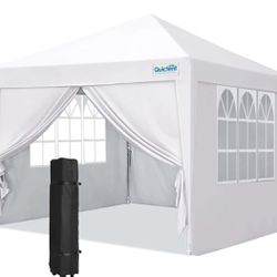 10’x10’ Pop Up Canopy Tent With Sidewalls Quictent