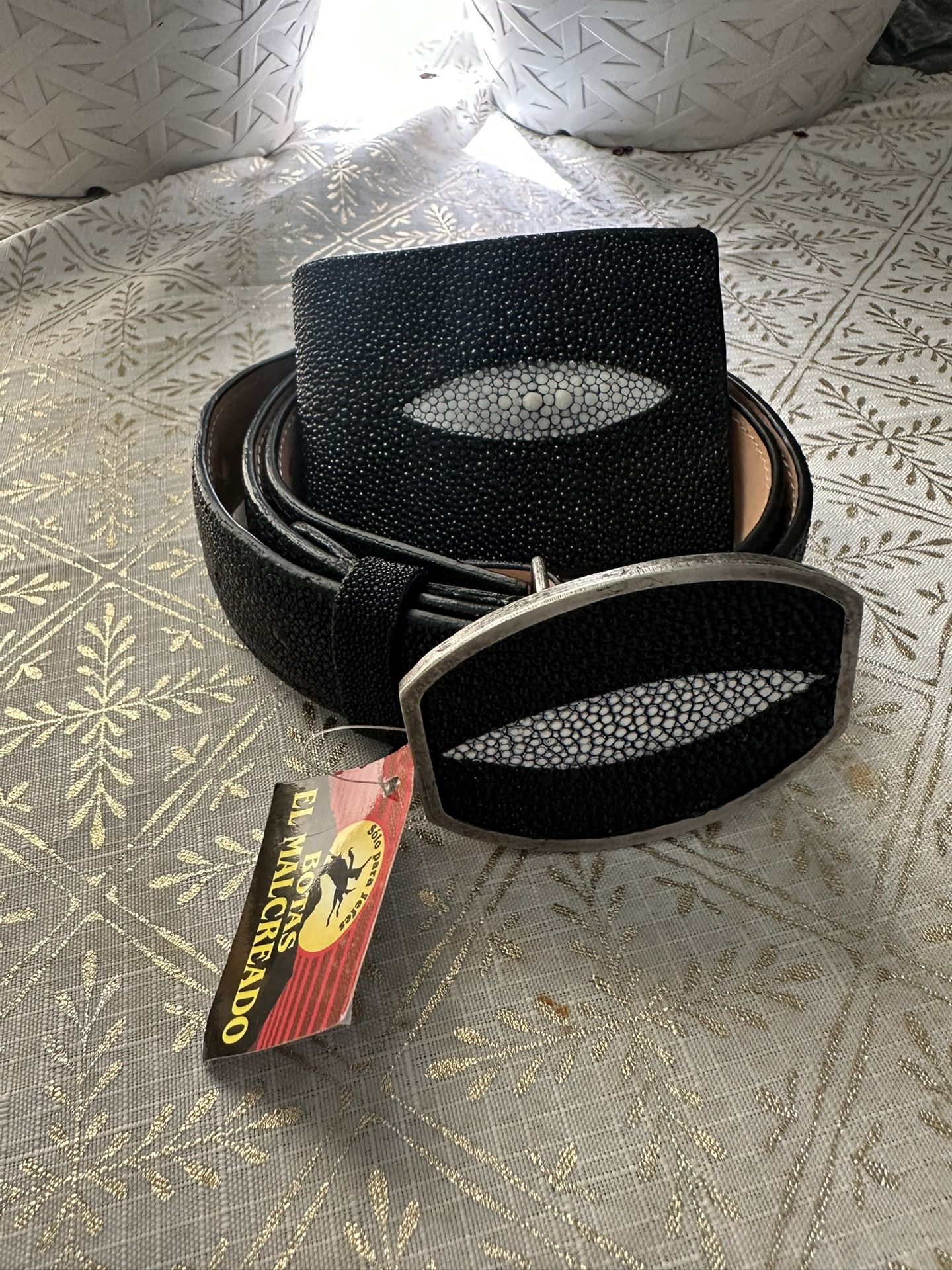 Cinto Y Cartera De Hombre
