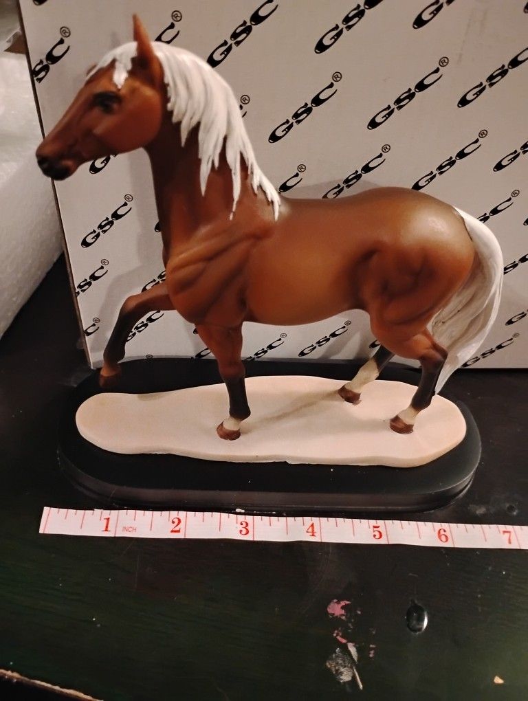 Galloping Horse Statue Wild Animal Figurine