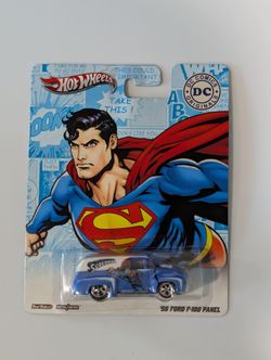Hot Wheels DC Comics Superman '56 Ford F-100 Panel Toy