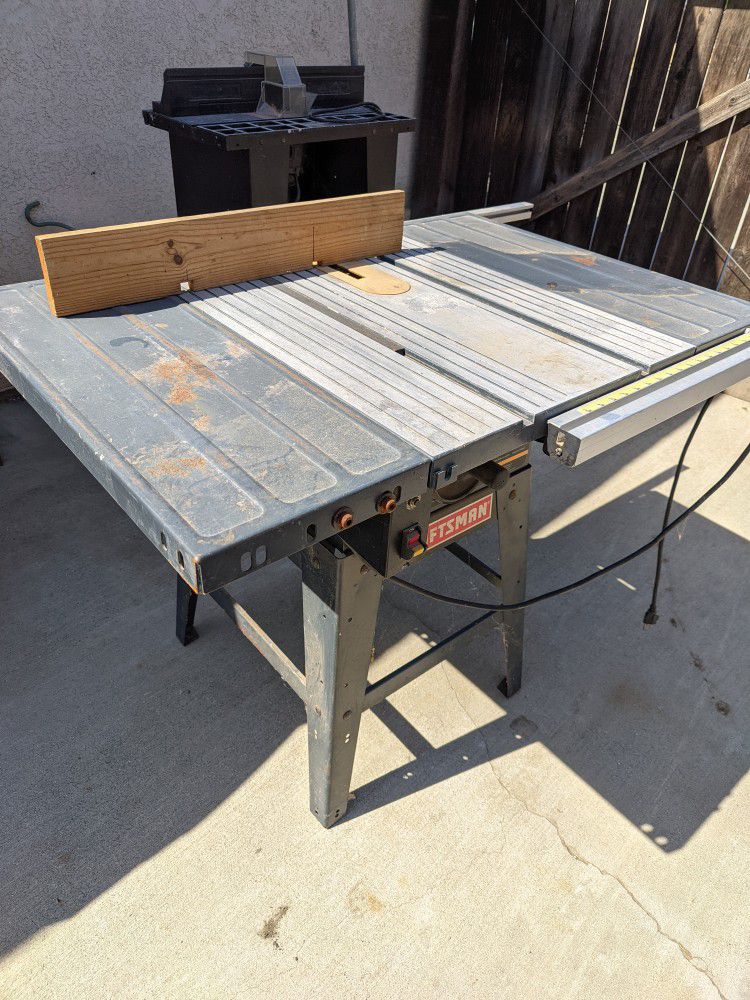 Two CRAFTMAN power Table Saws. Take both for $150 .