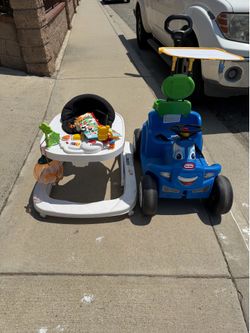 Baby walking car and walker