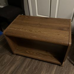 Rolling Wooden Table 