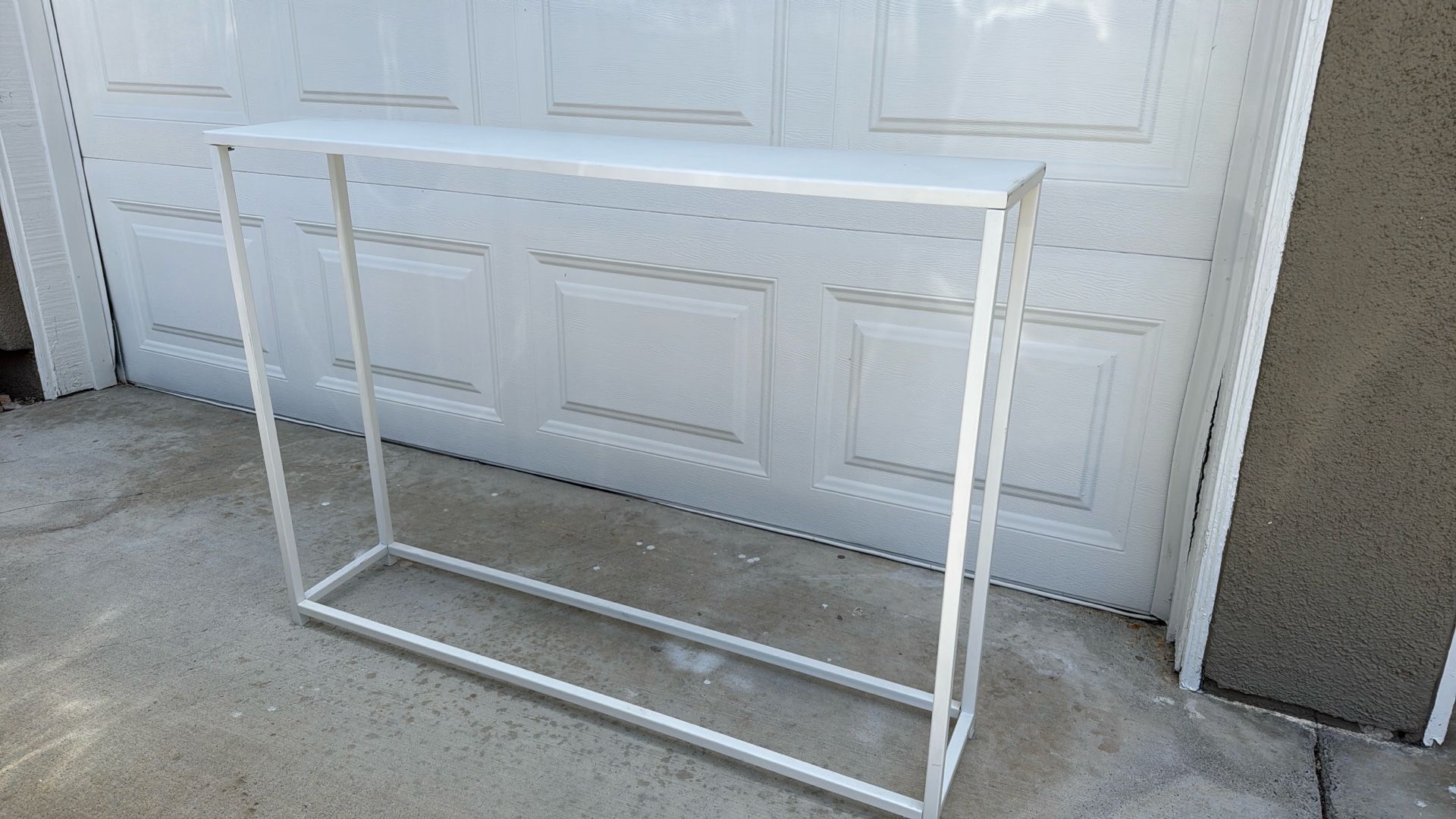 Narrow Metal Side Table