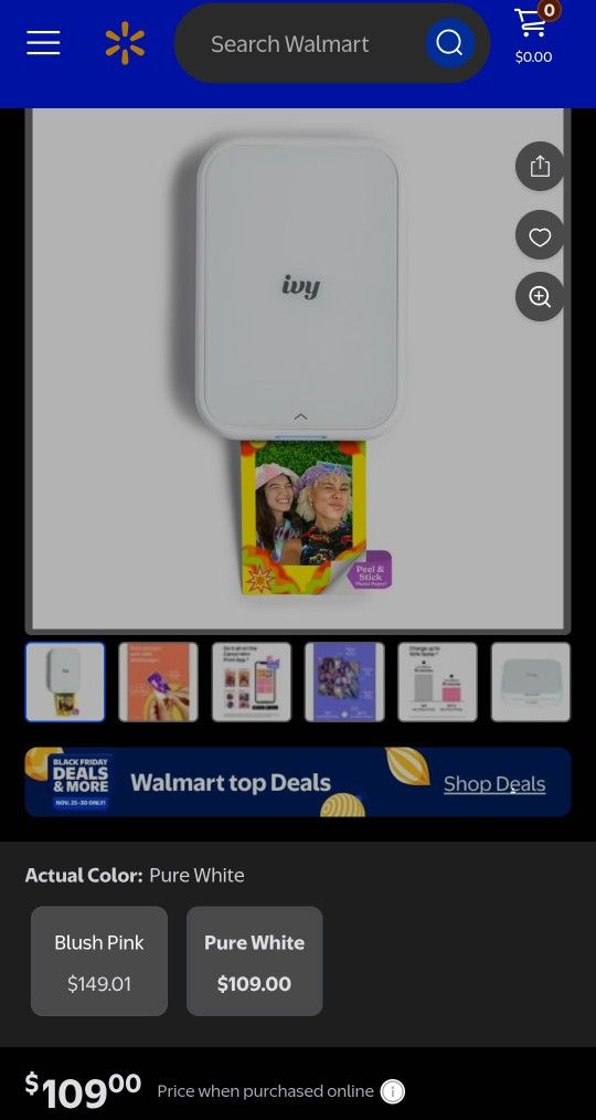 Canon IVY2 Portable Printer