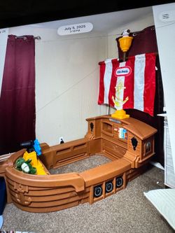 Little tykes pirate ship bed!