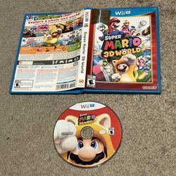 Super Mario 3D World Nintendo Selects (Wii U, 2016) No Manual Tested