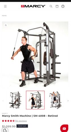 Marcy smith machine SM-4008 HOME GYM + WEIGHTS