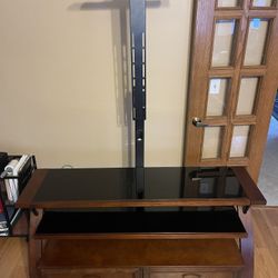 Wooden TV Stand With Drawers