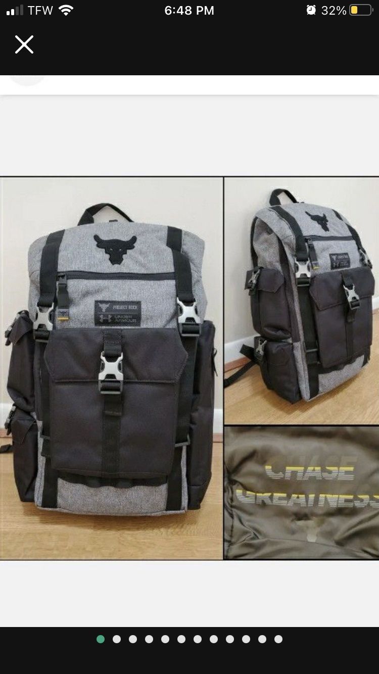 Under Armour Project Rock Backpack 