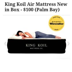 King Koil Full Size Air Mattress New in Box