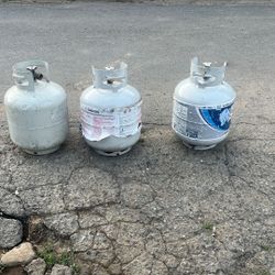 Three 5gallon Propane Tanks (All Empty)