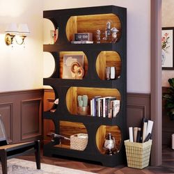 New Wooden Tall 71" Shelving Organizer
