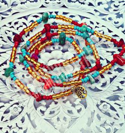 Fire and Ice Waist Beads