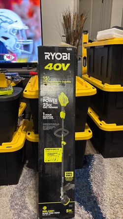 Ryobi 40v 15” Attachment Capable String Trimmer (tool only)
