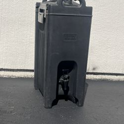 Commercial Beverage Dispenser 5-Gallon Insulated Hot and Cold Beverage Dispenser/Server, NSF, Black (29A-001