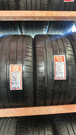 Pair of 255/40/19 Michelin Pilot Sport 4 S
