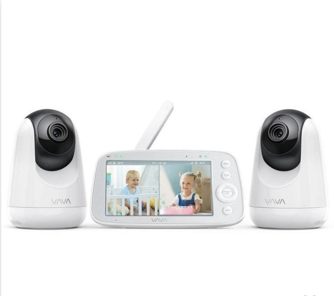 New VAVA Split View 5" 720P Video Baby Monitor with 2 Cameras