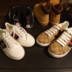 LITTLE PEOPLE "SUMMER FEAST' GUCCI/NIKE/TIMBERLAND SHOES