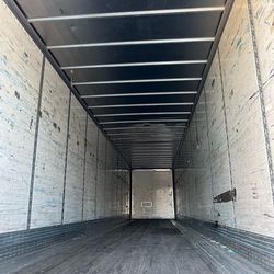 Wabash, blue 53 foot spring trailer