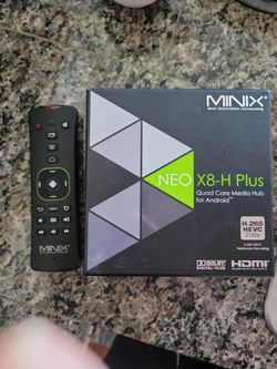 Like New Minix NEO X8-H Plus euro plug with 2 remote control