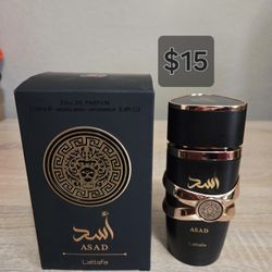 Used Lattafa Asad Cologne 