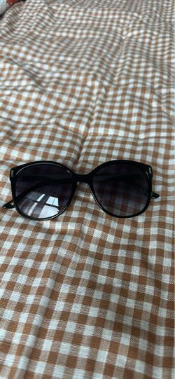 Black Oversized Round Sunglasses