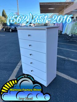 Cajonera Blanca 5 gavetas White Five Drawer Dresser